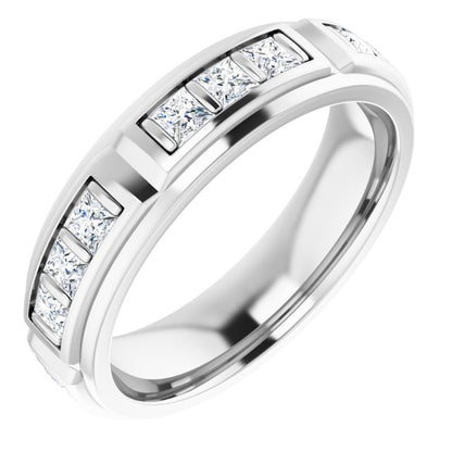 1 3/4 CTW Natural Diamond Band, 6.4 mm