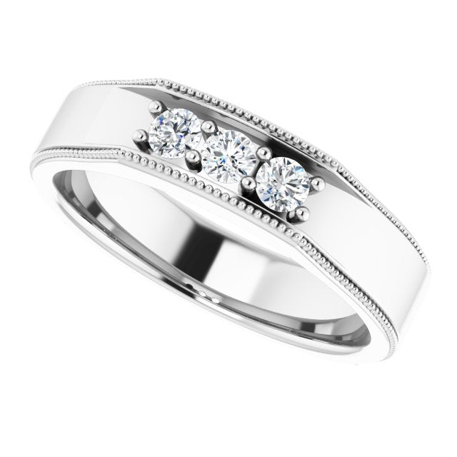 1/3 CTW Natural Diamond Band, 5.5 mm