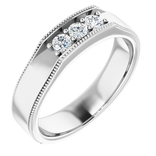 1/3 CTW Natural Diamond Band, 5.5 mm