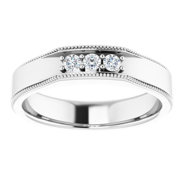 1/5 CTW Natural Diamond Band, 5 mm