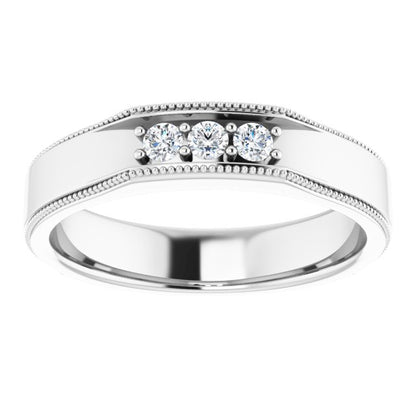 1/5 CTW Natural Diamond Band, 5 mm