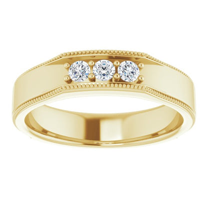 1/4 CTW Natural Diamond Band, 5.25 mm