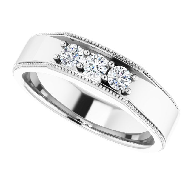 1/3 CTW Natural Diamond Band, 5.5 mm