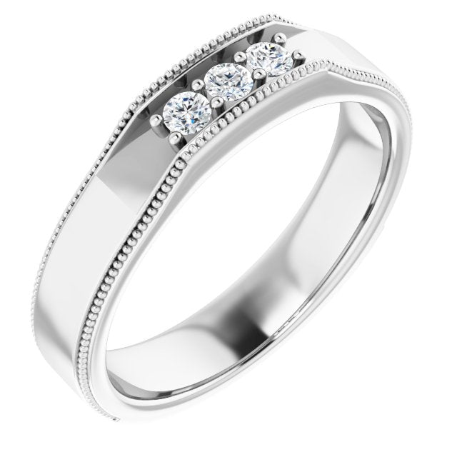 1/5 CTW Natural Diamond Band, 5 mm