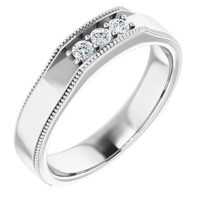 1/5 CTW Natural Diamond Band, 5 mm