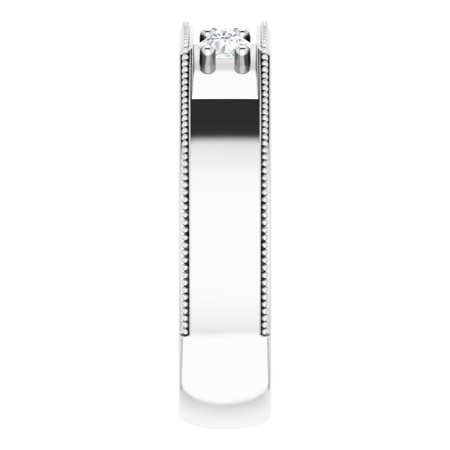 1/2 CTW Natural Diamond Band, 6 mm