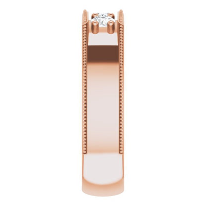 1/2 CTW Natural Diamond Band, 6 mm
