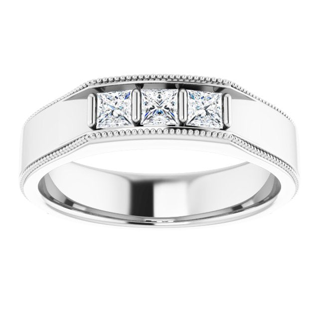 1/2 CTW Natural Diamond Band, 6 mm