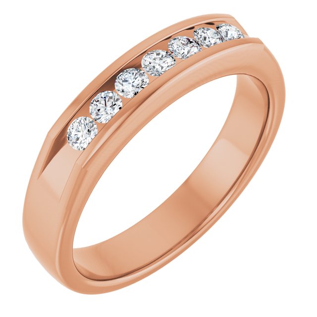 3/8 CTW Natural Diamond Band, 4.6 mm