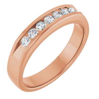 3/8 CTW Natural Diamond Band, 4.6 mm