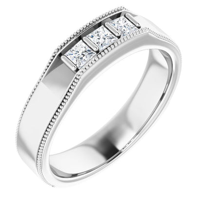 3/8 CTW Natural Diamond Band, 5.25 mm