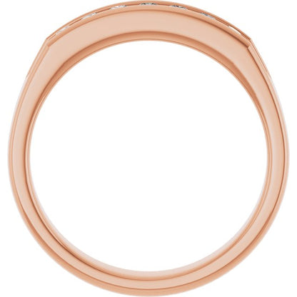 3/8 CTW Natural Diamond Band, 4.6 mm