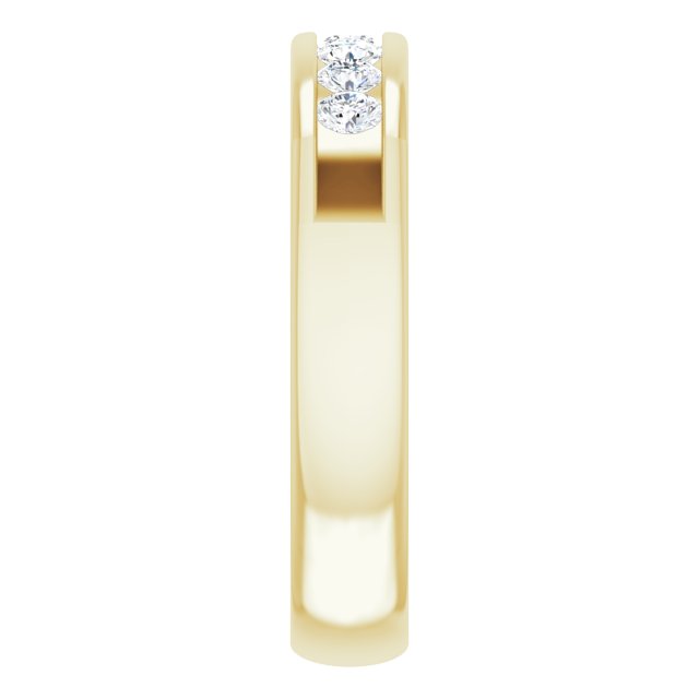 1/2 CTW Natural Diamond Band, 4.85 mm