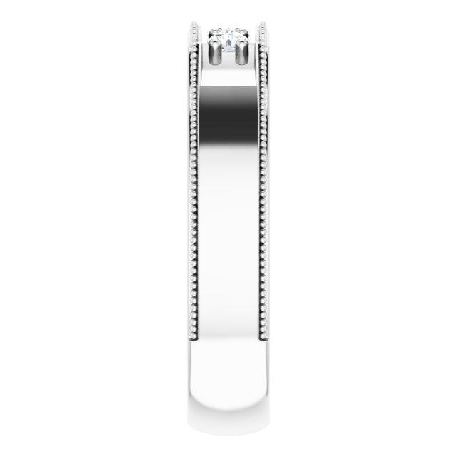 1/4 CTW Natural Diamond Band, 5.25 mm