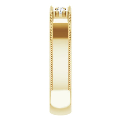 1/4 CTW Natural Diamond Band, 5.25 mm