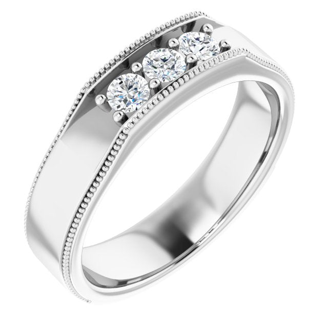 1/3 CTW Natural Diamond Band, 5.5 mm