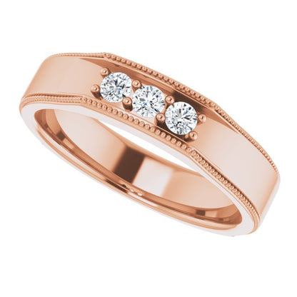 1/4 CTW Natural Diamond Band, 5.25 mm