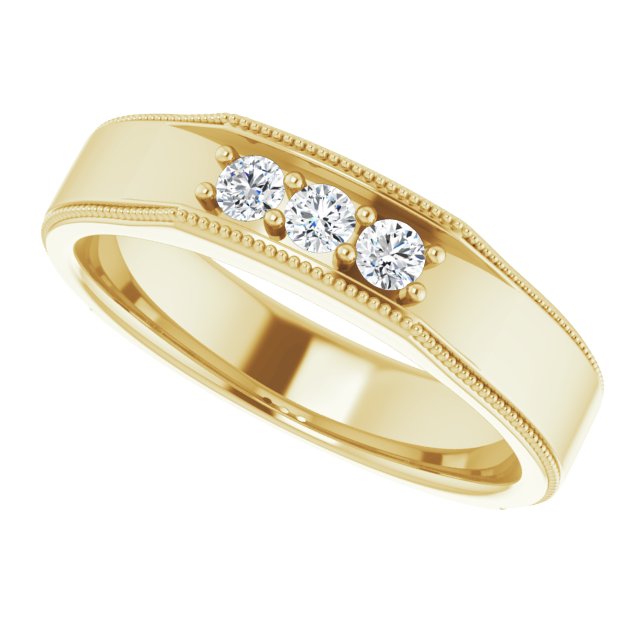 1/4 CTW Natural Diamond Band, 5.25 mm