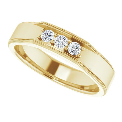1/4 CTW Natural Diamond Band, 5.25 mm