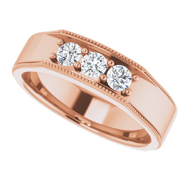 1/2 CTW Natural Diamond Band, 6 mm