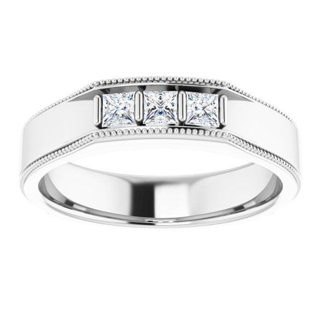 3/8 CTW Natural Diamond Band, 5.25 mm