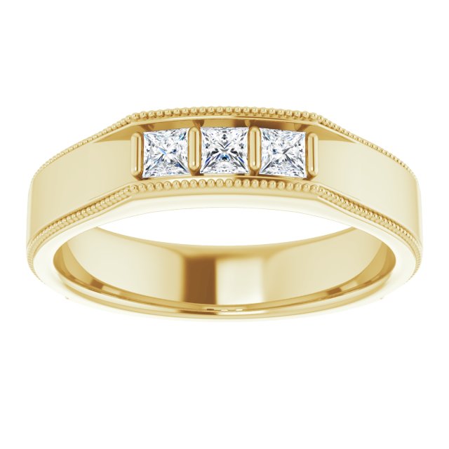 3/8 CTW Natural Diamond Band, 5.25 mm