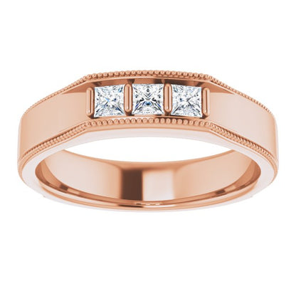 3/8 CTW Natural Diamond Band, 5.25 mm