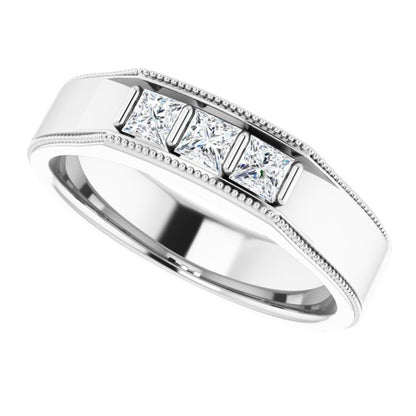 1/2 CTW Natural Diamond Band, 6 mm