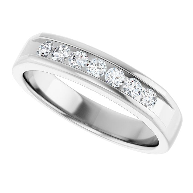 3/8 CTW Natural Diamond Band, 4.6 mm