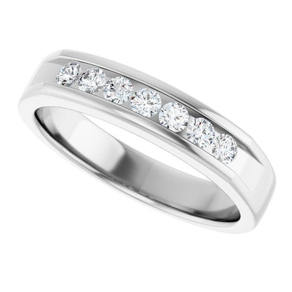 3/8 CTW Natural Diamond Band, 4.6 mm