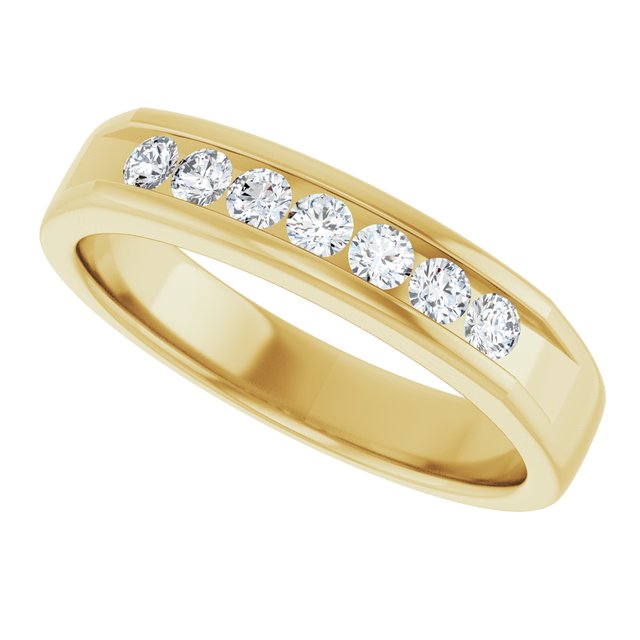 3/8 CTW Natural Diamond Band, 4.6 mm