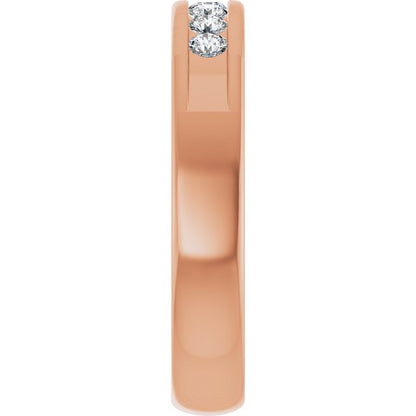 3/8 CTW Natural Diamond Band, 4.6 mm