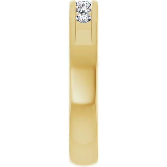 3/8 CTW Natural Diamond Band, 4.6 mm