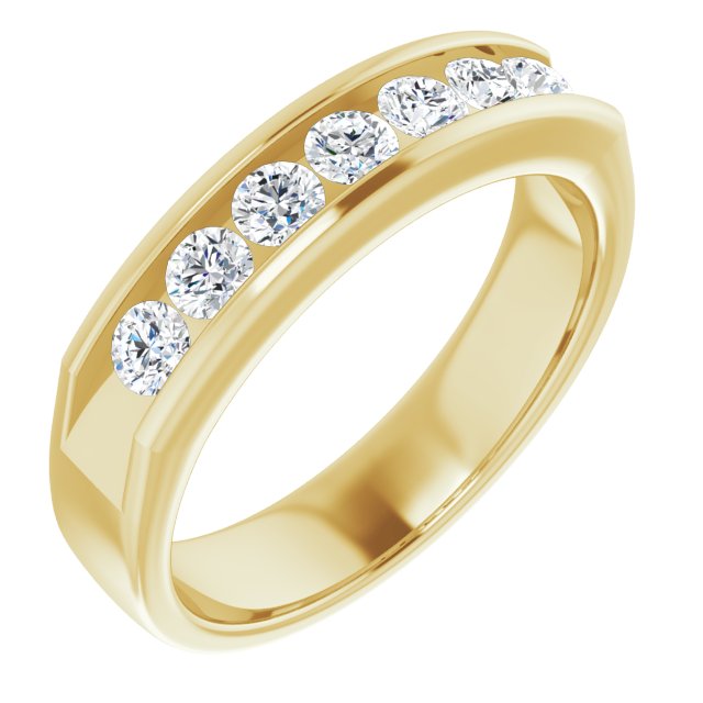 7/8 CTW Natural Diamond Band, 5.3 mm