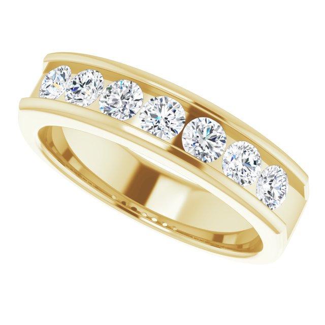 1 CTW Natural Diamond Band, 5.6 mm