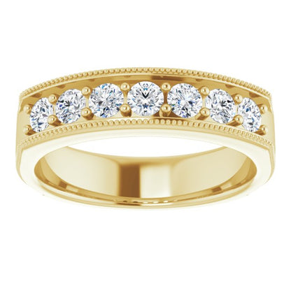 7/8 CTW Natural Diamond Band, 5.7 mm