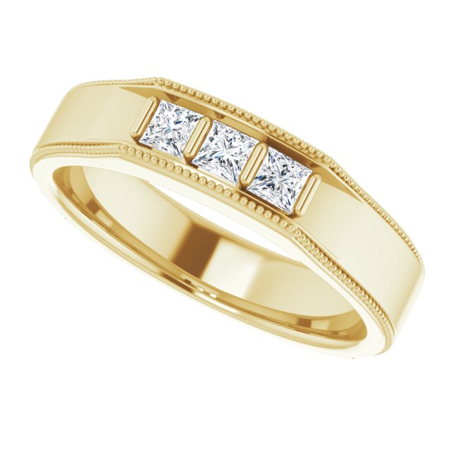 3/8 CTW Natural Diamond Band, 5.25 mm