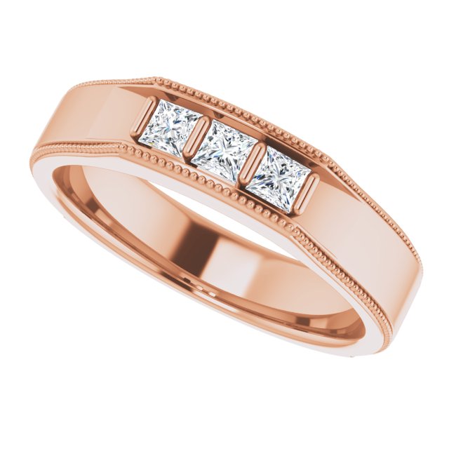 3/8 CTW Natural Diamond Band, 5.25 mm