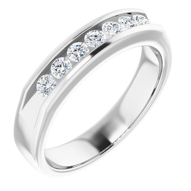 1/2 CTW Natural Diamond Band, 4.85 mm