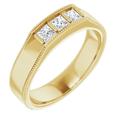 1/2 CTW Natural Diamond Band, 6 mm