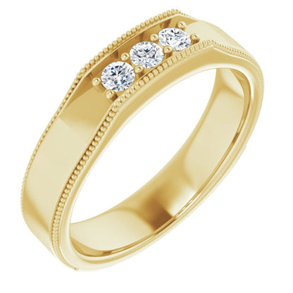 1/4 CTW Natural Diamond Band, 5.25 mm