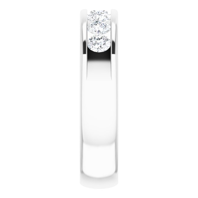 1 CTW Natural Diamond Band, 5.6 mm