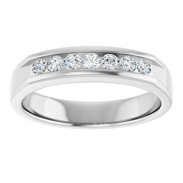 3/8 CTW Natural Diamond Band, 4.6 mm