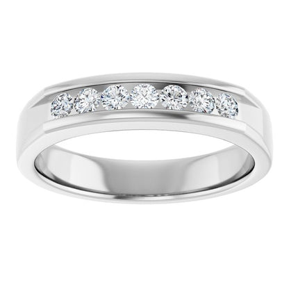3/8 CTW Natural Diamond Band, 4.6 mm