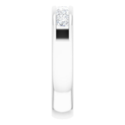 1 1/8 CTW Natural Diamond Band, 5.1 mm