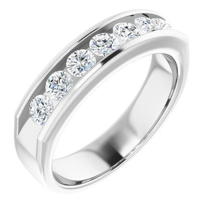 1 CTW Natural Diamond Band, 5.6 mm