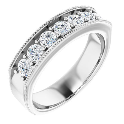 1 CTW Natural Diamond Band, 6 mm