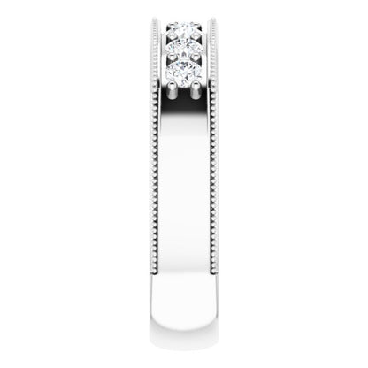 3/4 CTW Natural Diamond Band, 5.5 mm