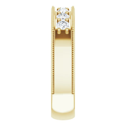 3/4 CTW Natural Diamond Band, 5.5 mm