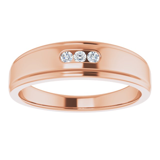 1/10 CTW Natural Diamond Band, 6 mm